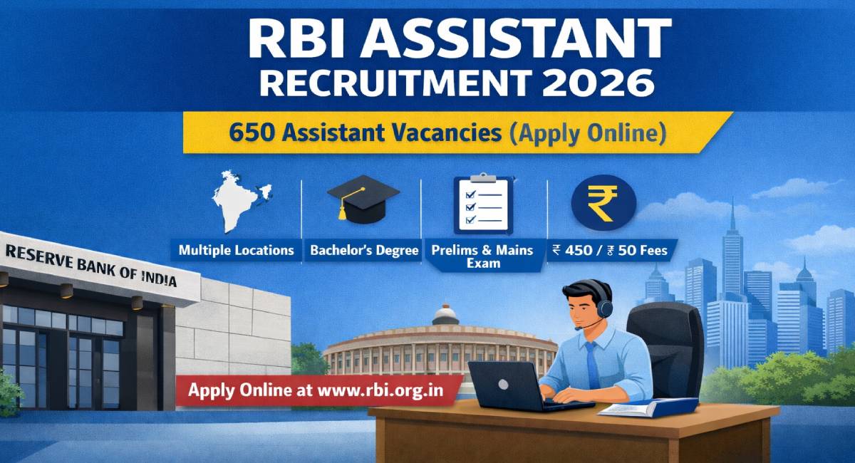 rbi assistant recruitment 2026